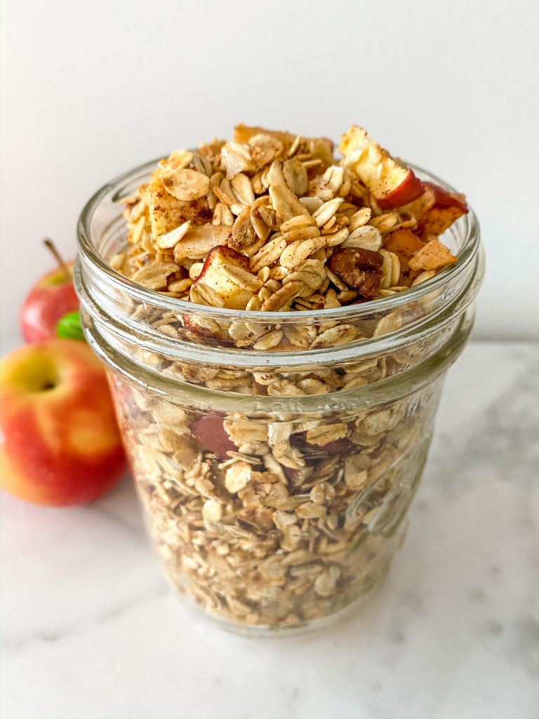Healthy Apple Pie Granola - Eat Well With Sari Recipes